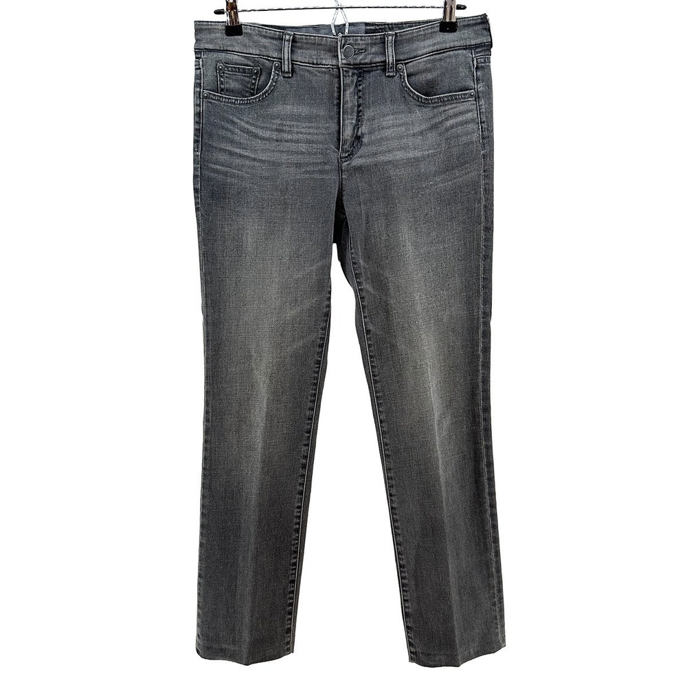 LAUREN‎ RALPH LAUREN Women's Heritage Straight Leg Jeans • 4 • gray